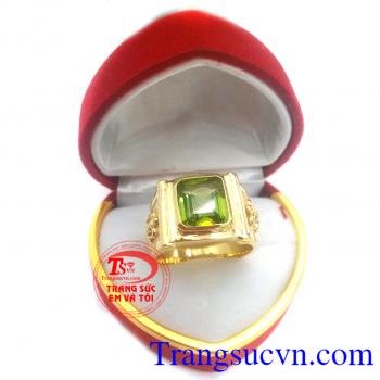 Nhẫn nam đá quý phong thủy