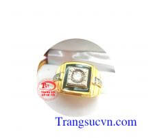 Nhẫn nam thời thượng 18k