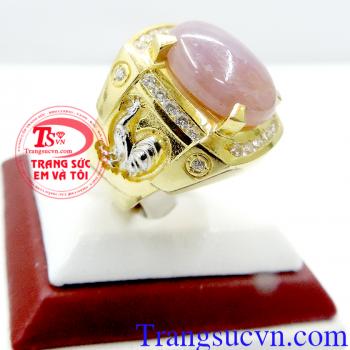 Nhẫn nam Ruby phong cách tuổi Dậu