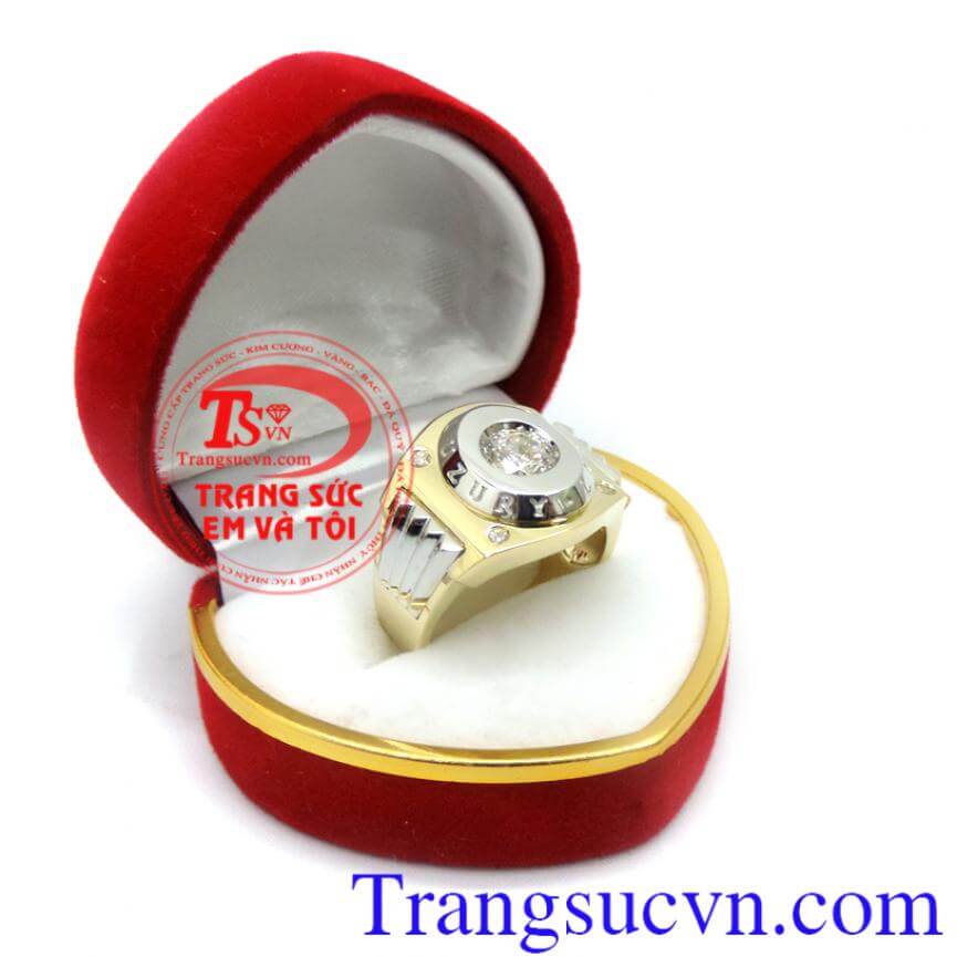 Nhẫn nam khắc chữ độc đáo