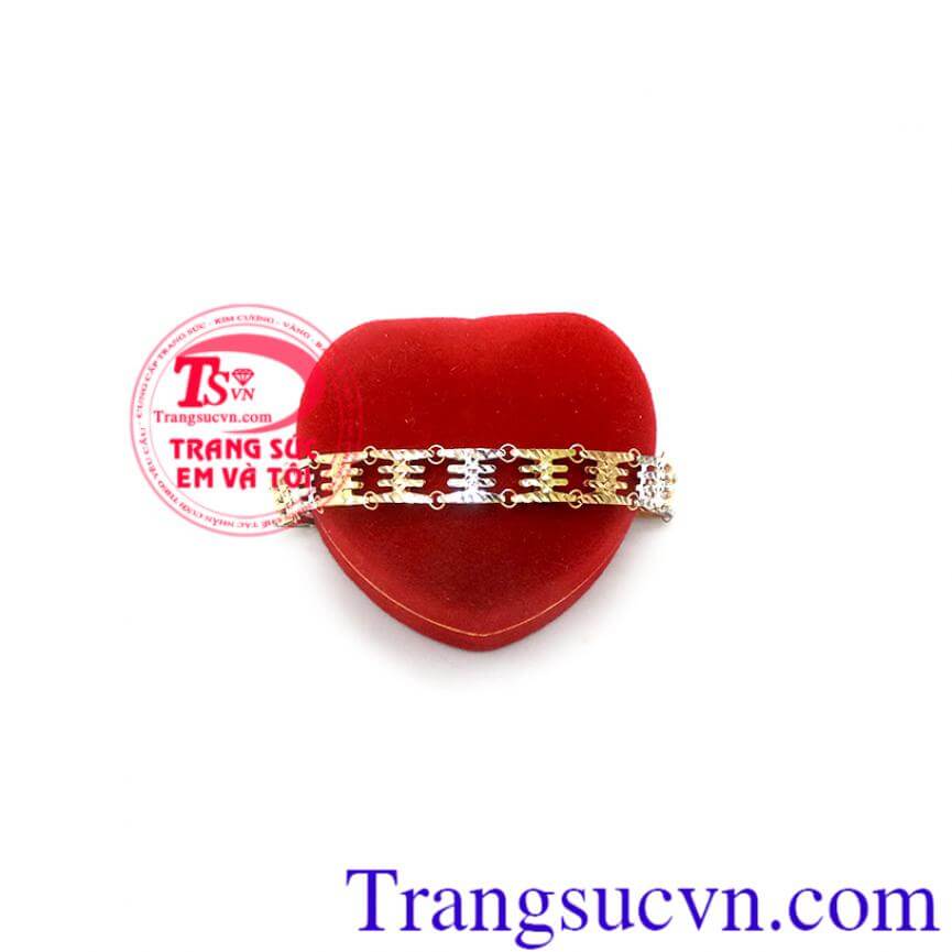 Lắc nữ 3 màu Italy sang trọng