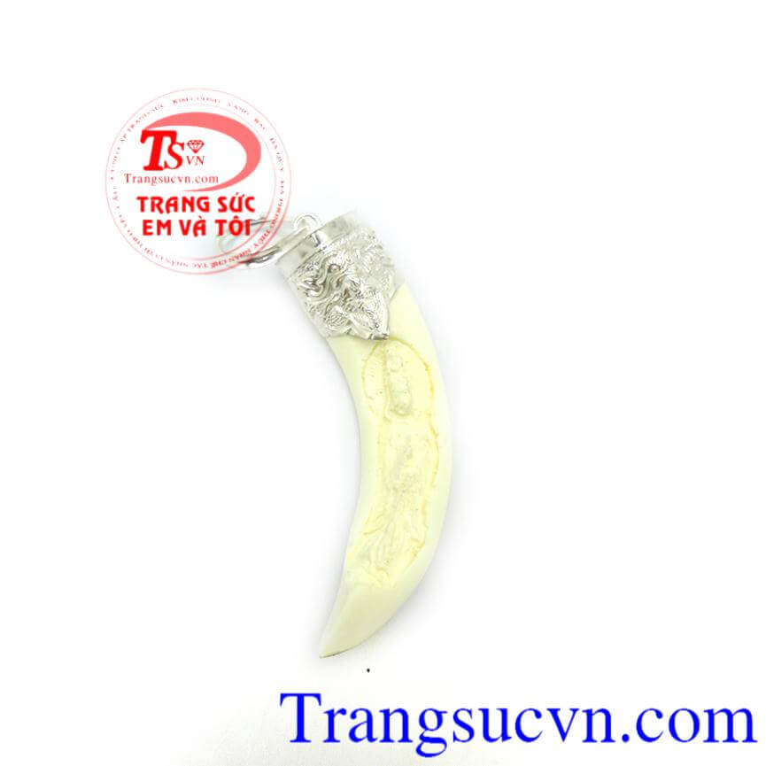 Nanh bạc khắc quan âm