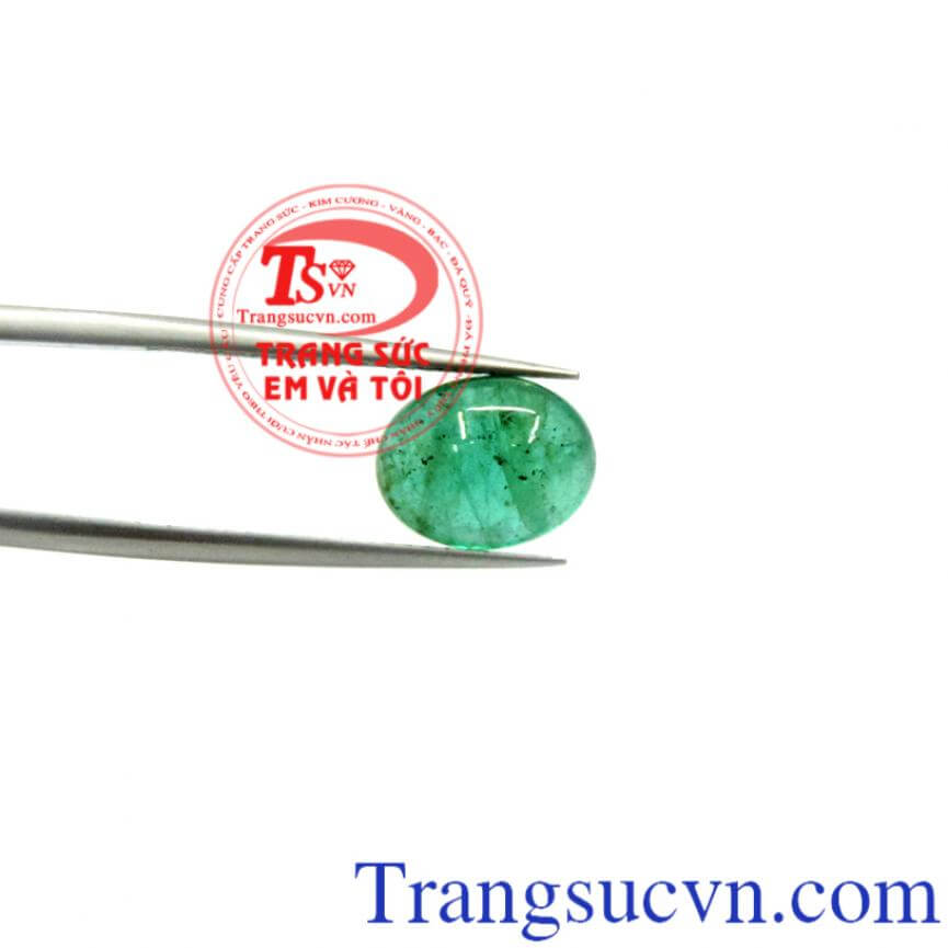 Mặt nhẫn Emerald thiên nhiên 