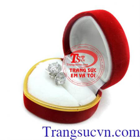 Hoa tai nữ chất lượng, Hoa tai nữ vàng trắng 18k uy tín, sự lựa chọn hàng đầu của phái nữ.