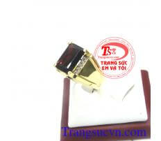 Nhẫn vàng Garnet mệnh Hỏa