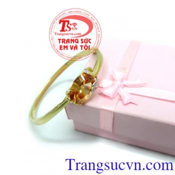 Vòng tay vàng đẹp, vòng tay vàng 10k. Vòng tay mệnh Kim