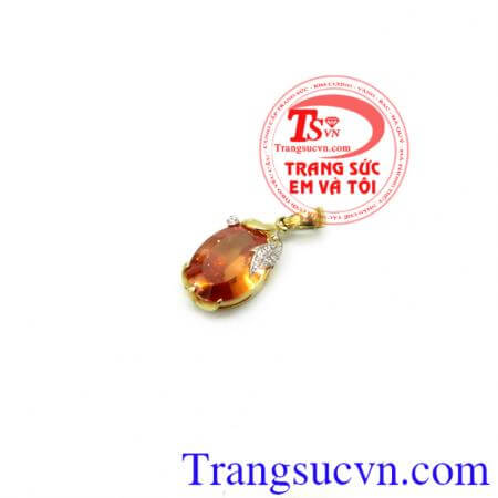 Mặt dây chuyền nữ vàng tây đẹp. Mặt dây nữ Mệnh Kim