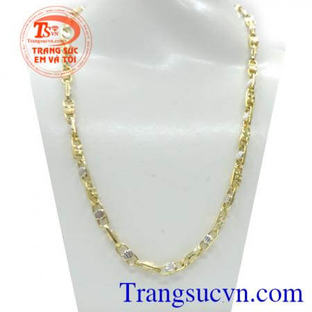 Dây vàng nam 10k phong cách, dây chuyền nam vàng tây thiết kế sang trọng, dây chuyền nam vàng tây đẹp, dây chuyền 10k sang trọng cho phái nam, giao hàng toàn quốc, chất lượng uy tín