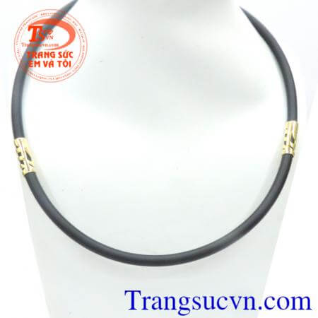 Dây cao su 4 đốt vàng hoa văn đẹp, dây cao su xịn, bọc vàng tinh xảo, dây da sang trọng cho nam, dây cao su bọc vàng 10k