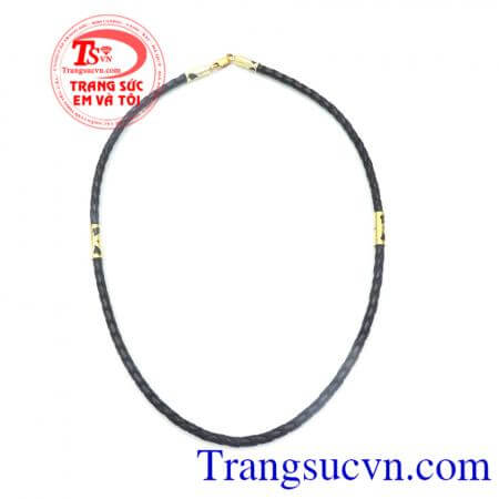 Dây da bọc vàng 10k chuẩn