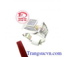 Nhẫn nam 10k thời trang, nhẫn nam vàng trắng chuẩn chất lượng, vàng 10k thiết kế theo cộng nghệ Italy, kiểu dáng tinh tế, bảo hành 6 tháng, Nhẫn nam vàng trắng tinh xảo, nhẫn nam vàng 10k đẹp, nhẫn nam vàng trắng sáng, bền màu, sang trọng.