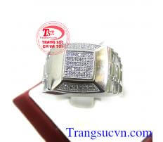 Nhẫn nam 10k thời trang, nhẫn nam vàng trắng chuẩn chất lượng, vàng 10k thiết kế theo cộng nghệ Italy, kiểu dáng tinh tế, bảo hành 6 tháng, Nhẫn nam vàng trắng tinh xảo, nhẫn nam vàng 10k đẹp, nhẫn nam vàng trắng sáng, bền màu, sang trọng.