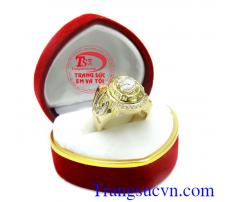 Nhẫn nam 10k thiết kế tinh xảo, nhẫn nam vàng tây đẹp, giá chuẩn, nhẫn nam vàng tấy thiết kế 3d sang trọng cho phái nam