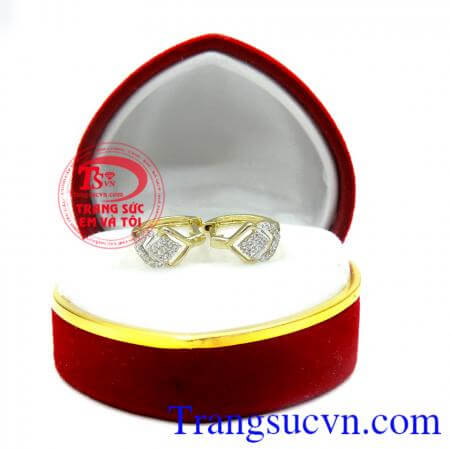 Hoa tây 10k chất lượng, hoa tai vàng tây, hoa tai quà tặng yêu thương, hoa tai thiết kế tinh tế, nhỏ xinh dành cho phái đẹp. 