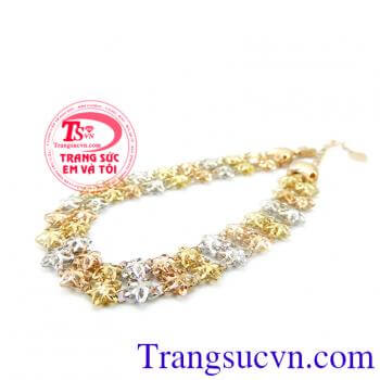 Lắc nữ thời trang 2016, lắc nữ đẹp, lắc nữ vàng tây 18k sang trọng, lắc tay vàng tây nhập khẩu Italy thời trang xu hướng 2016, thanh lịch, thời thượng
