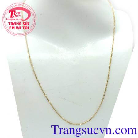 Dây vàng nữ 14k mắt xích,dây chuyền vàng nữ đẹp, dây vàng nữ 14k chuẩn chất lượng, đeo sang trọng thanh lịch