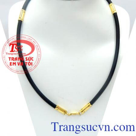 Dây da xịn bọc vàng