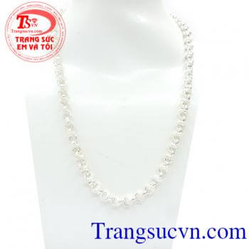 Dây chuyền bạc thời trang