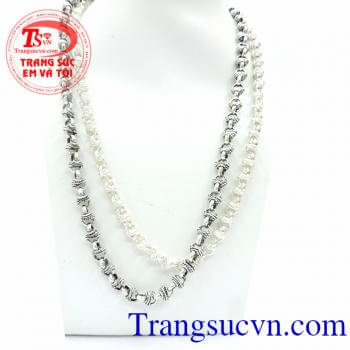 Dây chuyền bạc thời trang