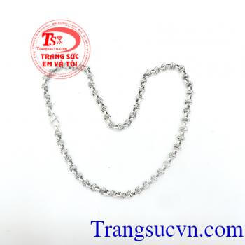 Dây chuyền bạc thời trang