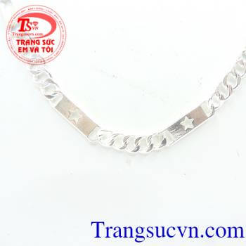Dây bạc nam mắt sao