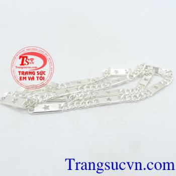 Dây bạc nam mắt sao
