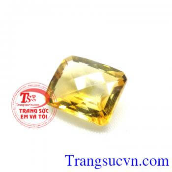 Mặt Citrine chữ nhật