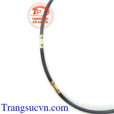 Dây cao su 6 đốt vàng, Dây cao su bọc rồng vàng sang trọng phù hợp đeo cùng mặt dây, móng, nanh sang trọng đảm bảo Uy tín và chất lượng