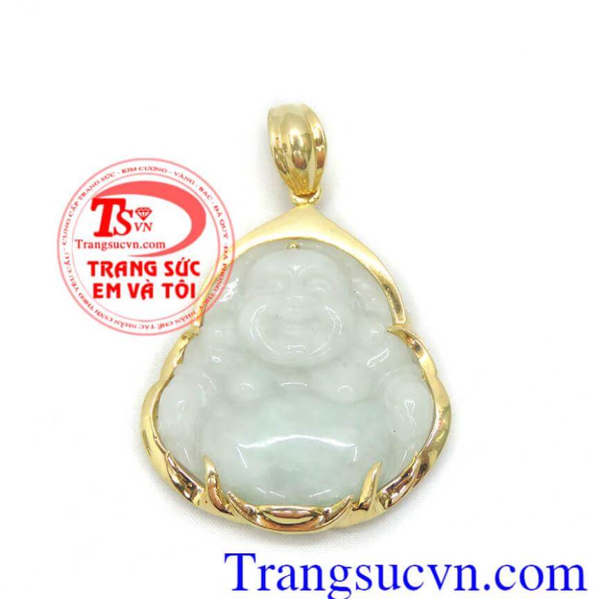 Mặt phật di lặc bọc vàng đẹp