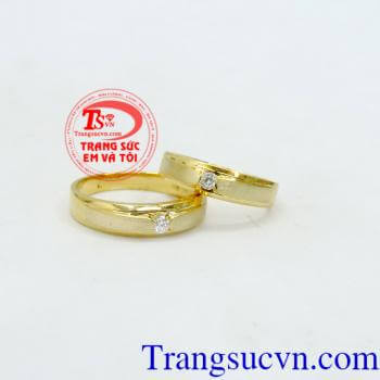Nhẫn cưới vàng giá rẻ đẹp sang trọng kinh tế cho đôi bạn trẻ
