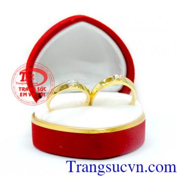 Nhẫn cưới vàng giá rẻ đẹp sang trọng kinh tế cho đôi bạn trẻ