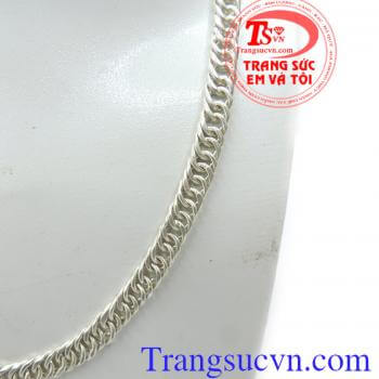 Dây chuyền bạc 92.5, dây nam bạc đẹp, dây bạc thời trang, cá tính cho nam giới,