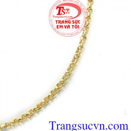 Dây chuyền nam vàng tây kiểu đẹp