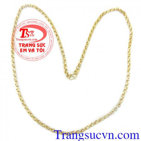 Dây chuyền nam vàng tây kiểu đẹp
