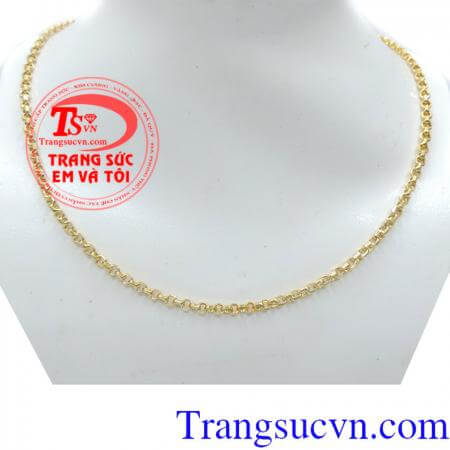 Dây chuyền nam vàng tây kiểu đẹp