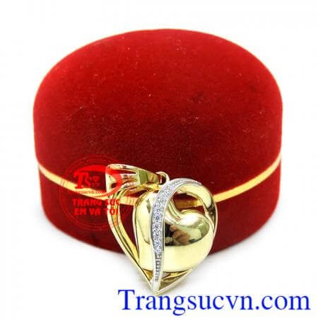 Mặt dây chuyền nữ vàng tây món quà ý nghĩa trong các dịp sinh nhật, lễ tết và kỷ niệm. Mặt dây vàng tây nữ trái tim đẹp