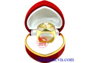 Nhẫn nam vàng tây mạnh mẽ