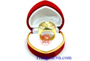 Nhẫn nam vàng tây mạnh mẽ