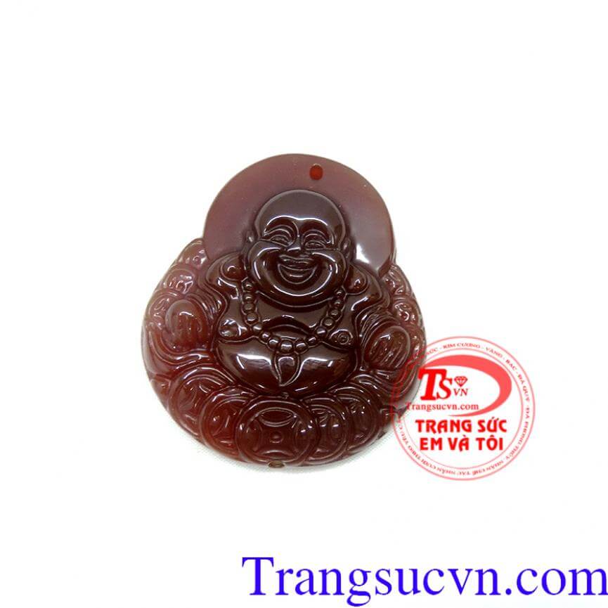 Phật di lặc đá mã não 