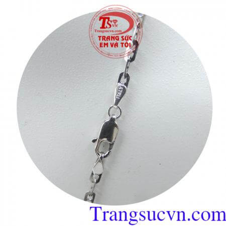 Dây nữ vàng trắng Italia