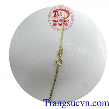 Dây chuyền vàng màu Italia 18k