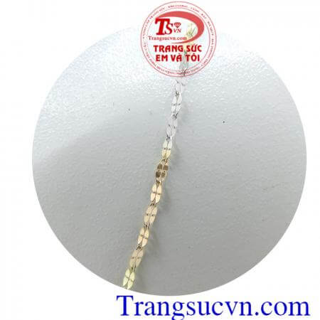 Dây chuyền nữ vàng màu ý 18k