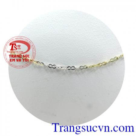Dây chuyền nữ vàng màu Italia kiểu đẹp