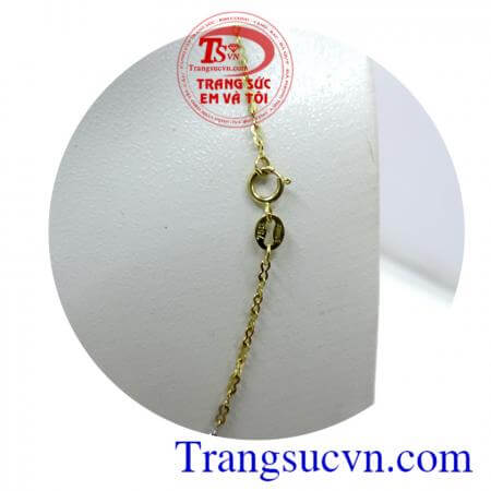 Dây chuyền nữ vàng màu Italia kiểu đẹp