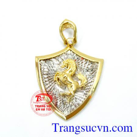 Bán Mặt dây vàng nam ngựa công danh đeo hợp thời trang.