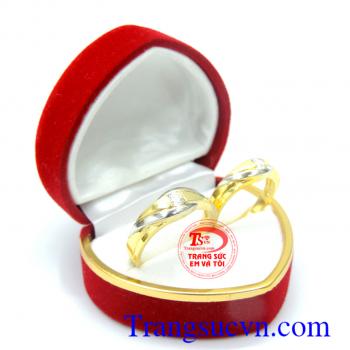 Nhẫn cưới vàng cặp đôi