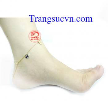 Được thiết kế tinh tế, cho các bạn nữ dịu dàng xuống phố, thướt tha với lắc chân vàng tây 14k.