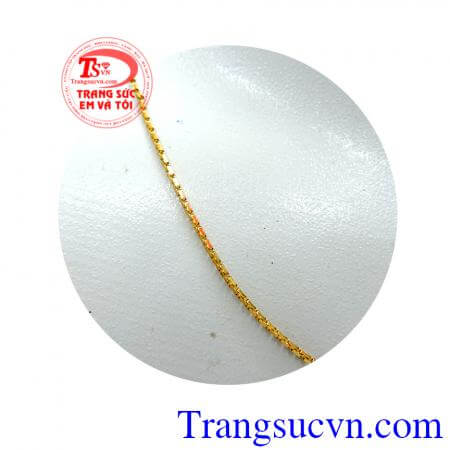 Dây chuyền vàng tặng người yêu dấu, dây chuyền Italy, dây chuyền vàng tây 18k, sản phẩm bền đẹp, là món quà ý nghĩa tặng người thân yêu trong các ngày lễ, kỷ niệm