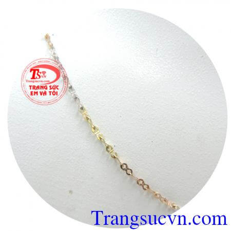 Dây vàng 18k máy bền đẹp,đeo hợp thời trang,dây chuyền vàng đẹp,dây chuyền nữ vàng tây,Ưa Chuộng dùng sản phẩm dây chuyền vàng Italy 18k (75%Au) sáng bóng cung cấp tại công ty trang sức em và tôi