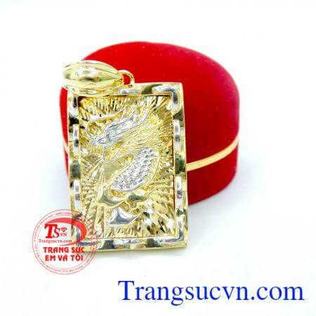 Mặt dây rồng vàng 3D siêu đẹp